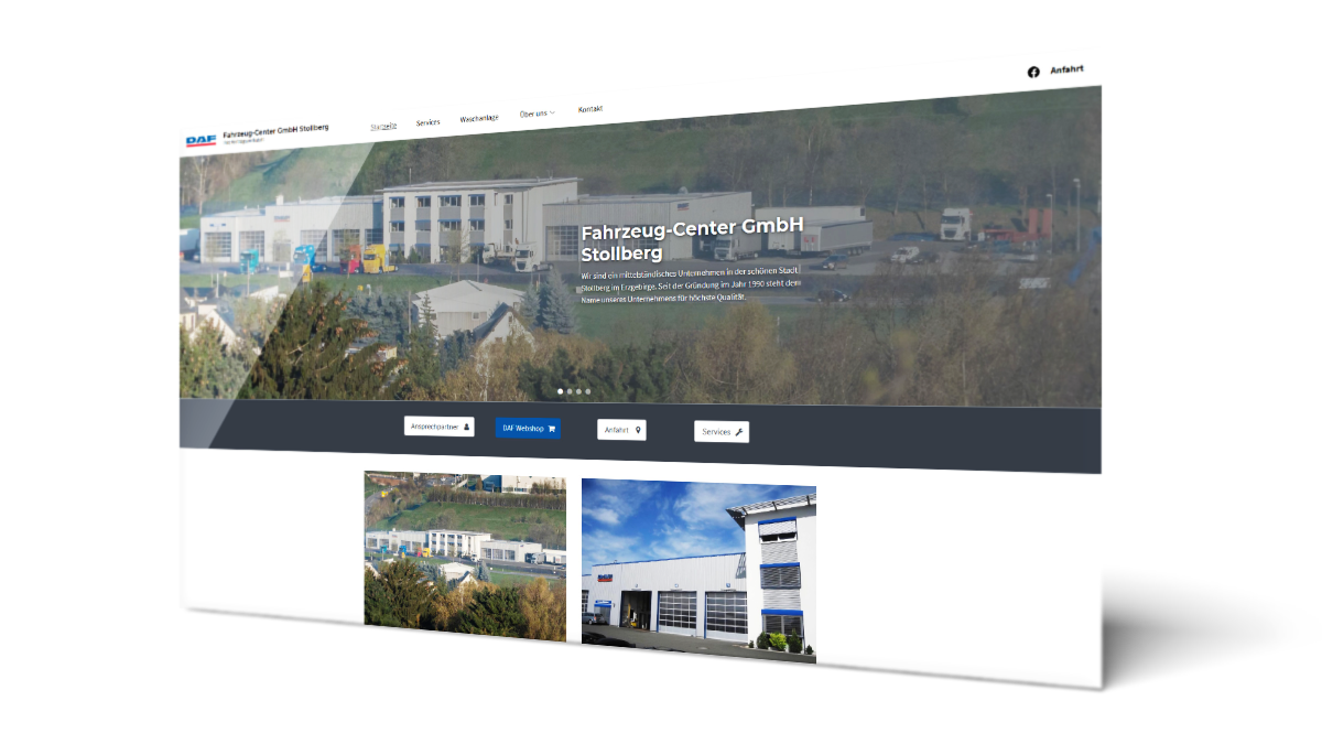 Neue Website der Fahrzeug-Center GmbH Stollberg